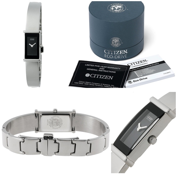 ขาย Citizen Women's Eco-Drive Silhouette Bangle Watch ราคา 6,500 บาท รูปที่ 2