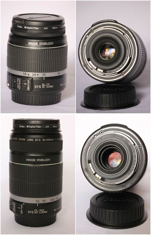 ขายเลนส์ Canon 18-55MM + 55-250MM รูปที่ 1