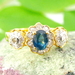 รูปย่อ แหวนไพลิน Blue Sapphire ทองเก่า ราคาเบา รูปที่4
