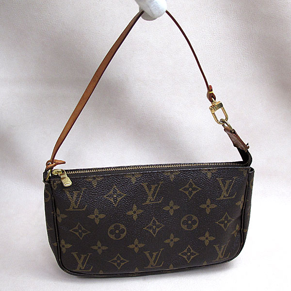 [ขาย] Louis Vuitton ของแท้ มือสอง MONOGRAM CANVAS POCHETTE ACCESSOIRES (5,900 B)  รูปที่ 1