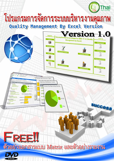 ขายโปรแกรมการจัดการระบบบริหารงานคุณภาพQME(Quality Management by Excel) รูปที่ 1