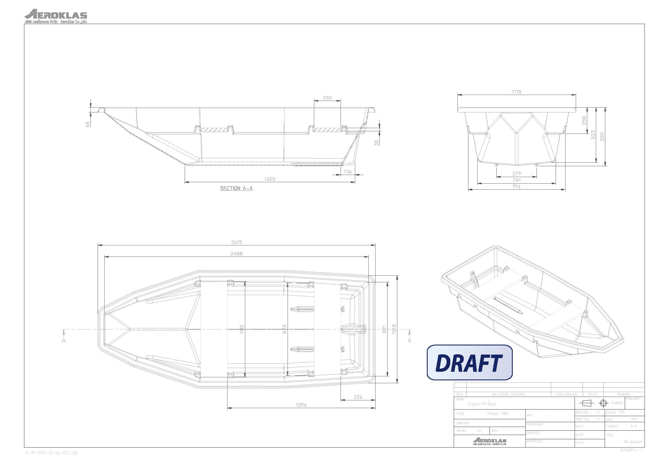 เรือ ABS 4 ที่นั่ง,เรือAeroklas รูปที่ 6