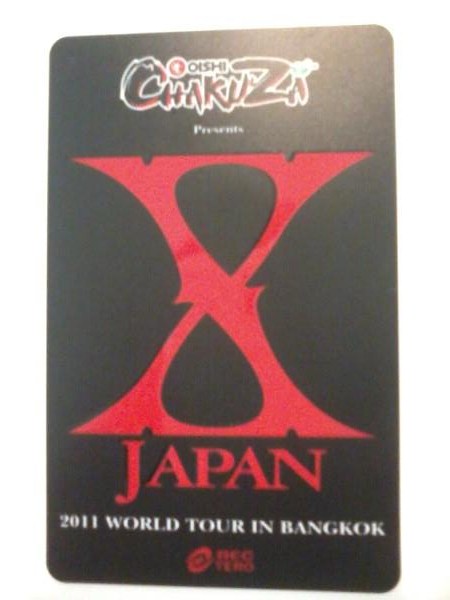 ขายบัตร X-Japan zone X2 J39 รูปที่ 1