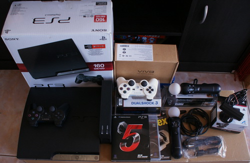 PlayStation 3 Slim - 160 GB ( CFW 3.55 ) พร้อมเกมส์เต็มHDD รูปที่ 3