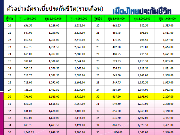 จะดีกว่าไหม ถ้าเราเก็บเงินวันละ 20-30.- เพื่อเงิน 1,000,000.- หากเกิดอะไรขึ้นกับเราทุกกรณี เมืองไทยประกันชีวิตเท่านั้นที่ให้คุณได้ โทร 087-732-3177 แอนน์ รูปที่ 4