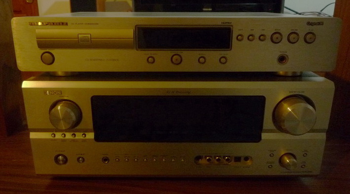 ขายavr denon 2805 Made In Japanแท้/ลำโพง AE Aegis Evo 1/marantz cd 6000 ose/Sub Mordaunt short รูปที่ 1