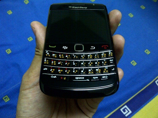 ขาย Blackberry Bold 9780 สีดำ สภาพดีมาก รูปที่ 3
