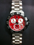 ขาย Tag Heuer Formula 1 หน้าแดงสามเข็ม Chronograph