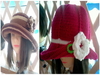 รูปย่อ หมวกไหมพรมถักโครเชต์และตุ๊กตาหมีบ่าว-สาว รูปที่4
