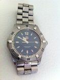 TAG Heuer Mens Professional Stainless Steel Blue Dial Quartz Watch ของแท้ wk1113