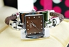 รูปย่อ นาฬิกาข้อมือ Patek Philippe สายเลสสีเงิน หน้าปัดสีขาวล้อมเพชร หน้าปัดขนาด 3.5 cm สวยน่ารักค่ะ มีสีดำด้วยค่ะ รูปที่5