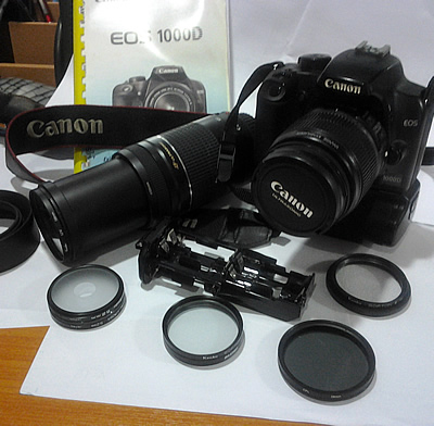 ขาย กล้องCanon DSLR 1000D + เล็นซูมอีก 1 อัน รูปที่ 1