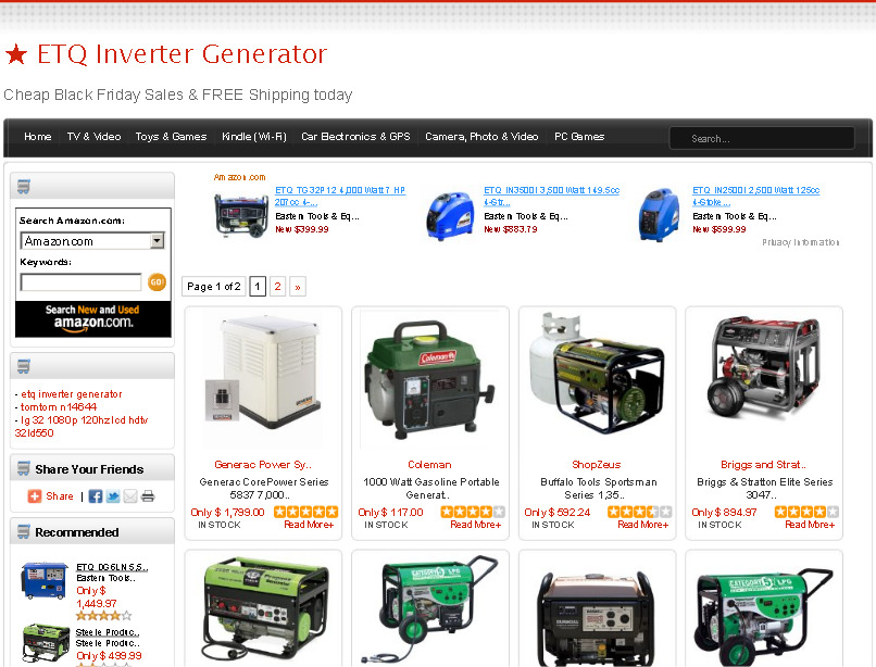 # etq inverter generator black friday sales black friday etq inverter generator black friday deals for 2011. รูปที่ 1
