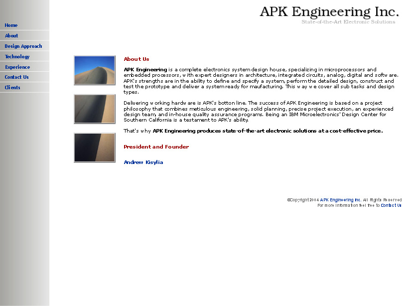 apk engineering inc. - about the company รูปที่ 1