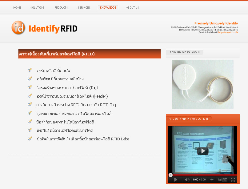 ความรู้เบื้องต้นเกี่ยวกับอาร์เอฟไอดี (RFID) รูปที่ 1