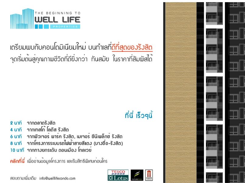 well life rangsit condominium รูปที่ 1