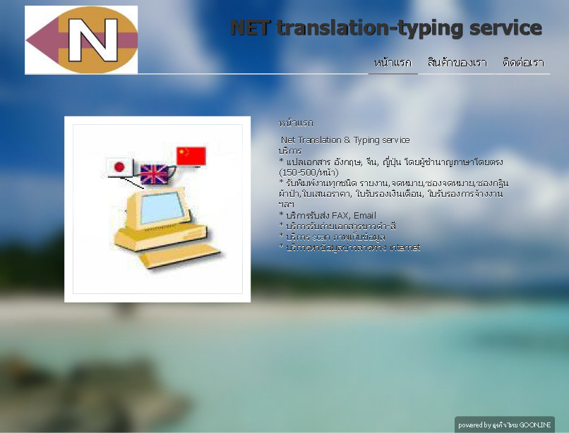 net translation-typing service รูปที่ 1