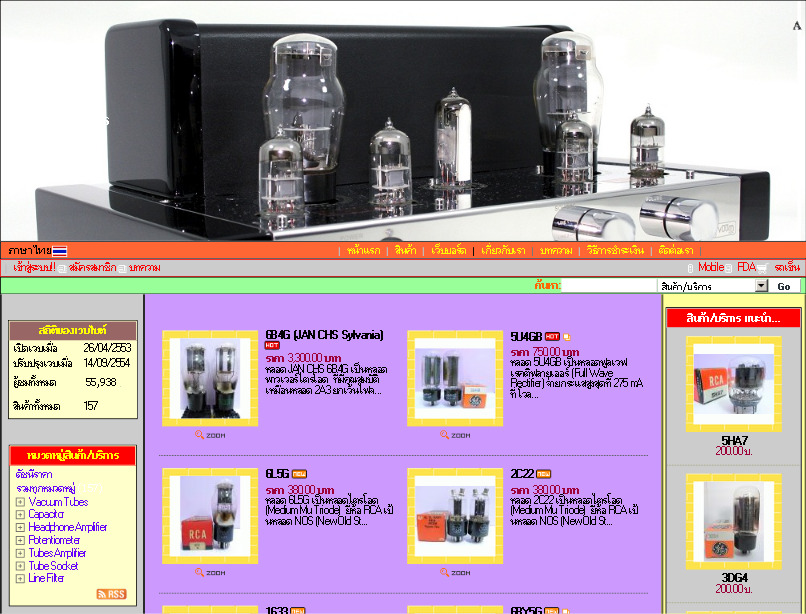 TUBE AMP PARTS - vacuum tube , tubes, tube amp , diy audio , diy amp , headphone amplifier , capacitors, electronics , ห รูปที่ 1