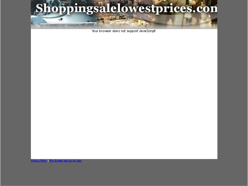 shoppingsalelowestprices.com: The Leading Shopping Sale Lowest Prices Site on the Net รูปที่ 1