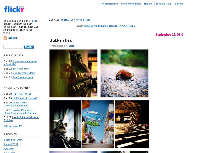 Gakken flex « Flickr Blog รูปที่ 1