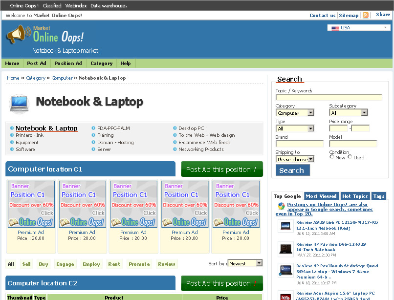 Notebook & Laptop market.  | Online Oops ! รูปที่ 1