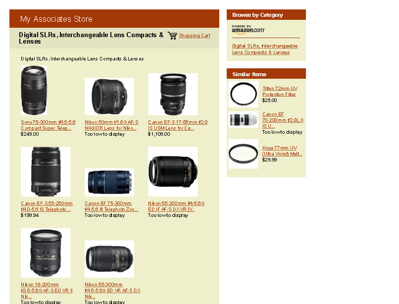My Associates Store - Digital SLRs, Interchangeable Lens Compacts & Lenses รูปที่ 1