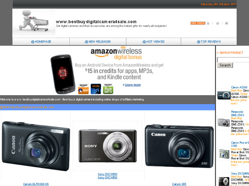 best buy a digital camera including online shops of affiliate marketing.; รูปที่ 1