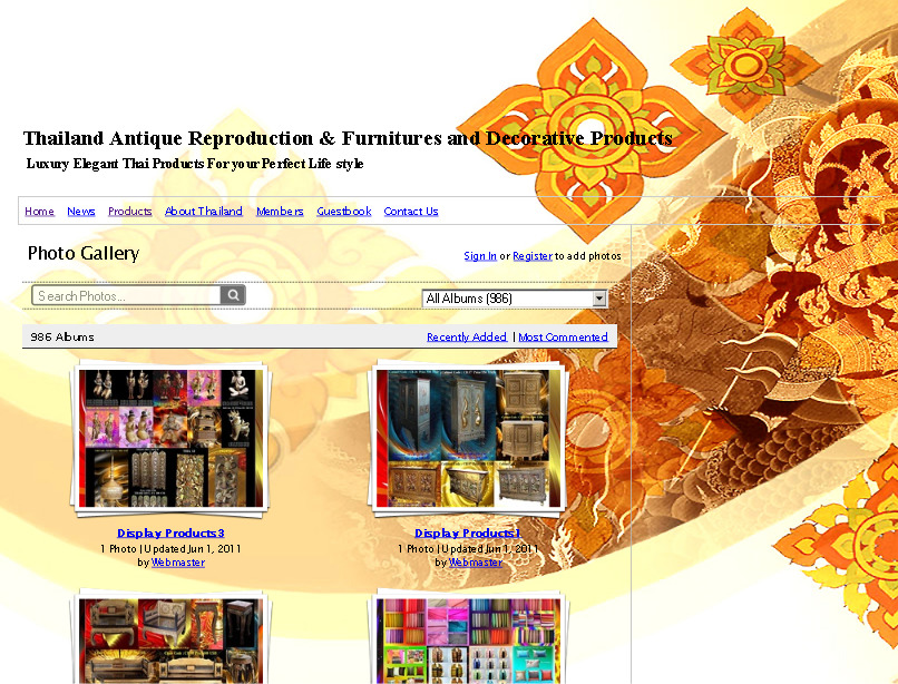 products - thailand  antique reproduction furniture and decorative products รูปที่ 1