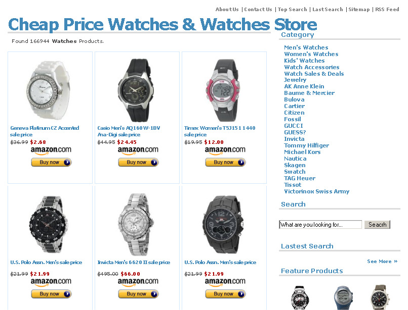 Home » Cheap Price Watches & Watches Store รูปที่ 1
