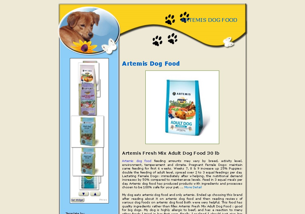 Artemis dog food รูปที่ 1