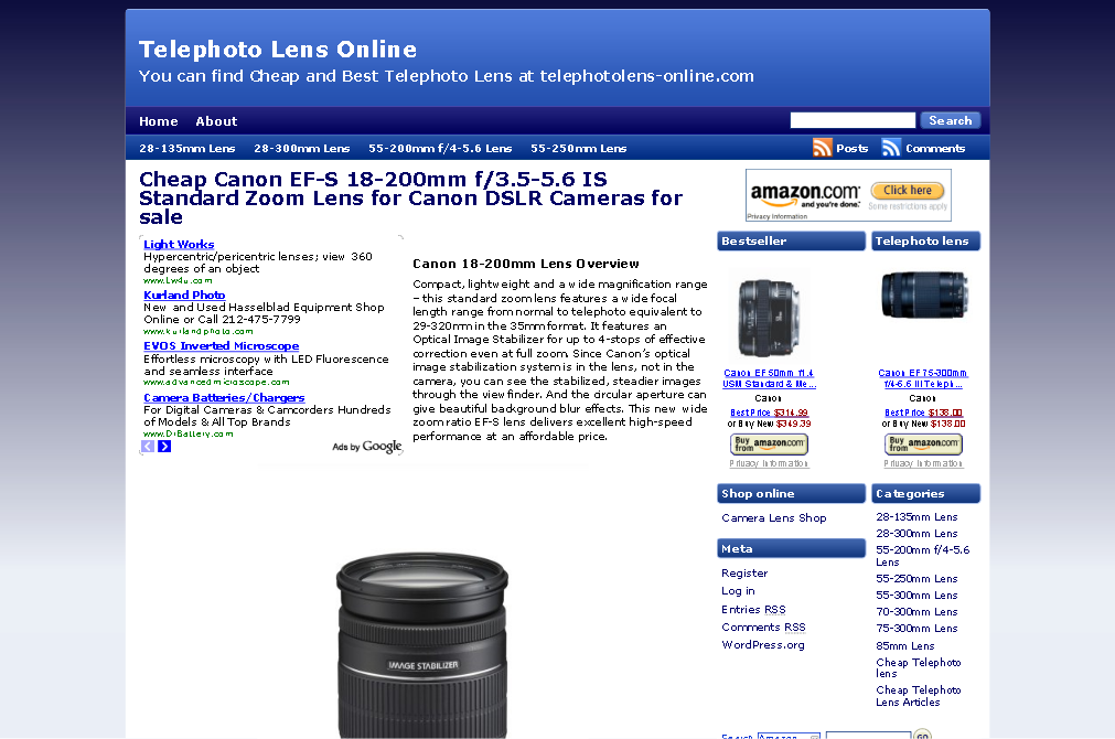 Telephoto lens online รูปที่ 1