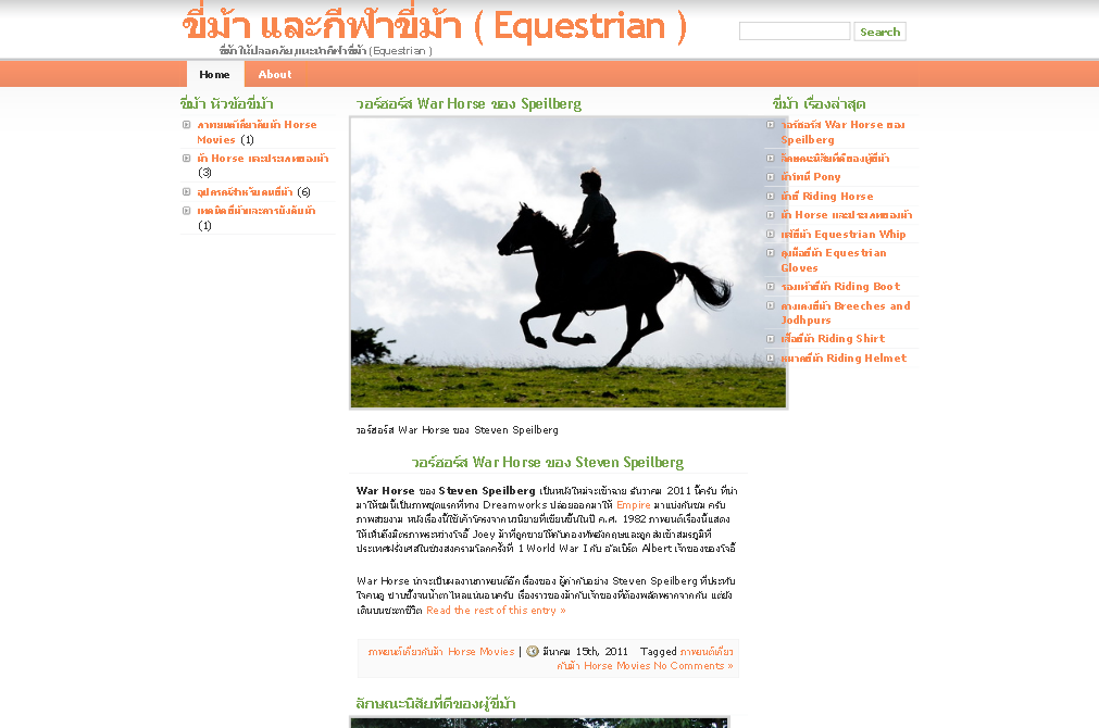 ขี่ม้า และกีฬาขี่ม้า Equestrian รูปที่ 1