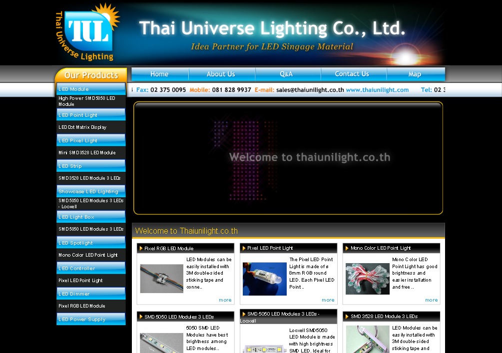 thai universe lighting co,.ltd, ผู้ผลิต และจำหน่ายไฟ led ที่มีคุณภาพ ผู้ผลิตมีความเชี่ยวชาญด้าน led เป็นอย่างยิ่ง รูปที่ 1