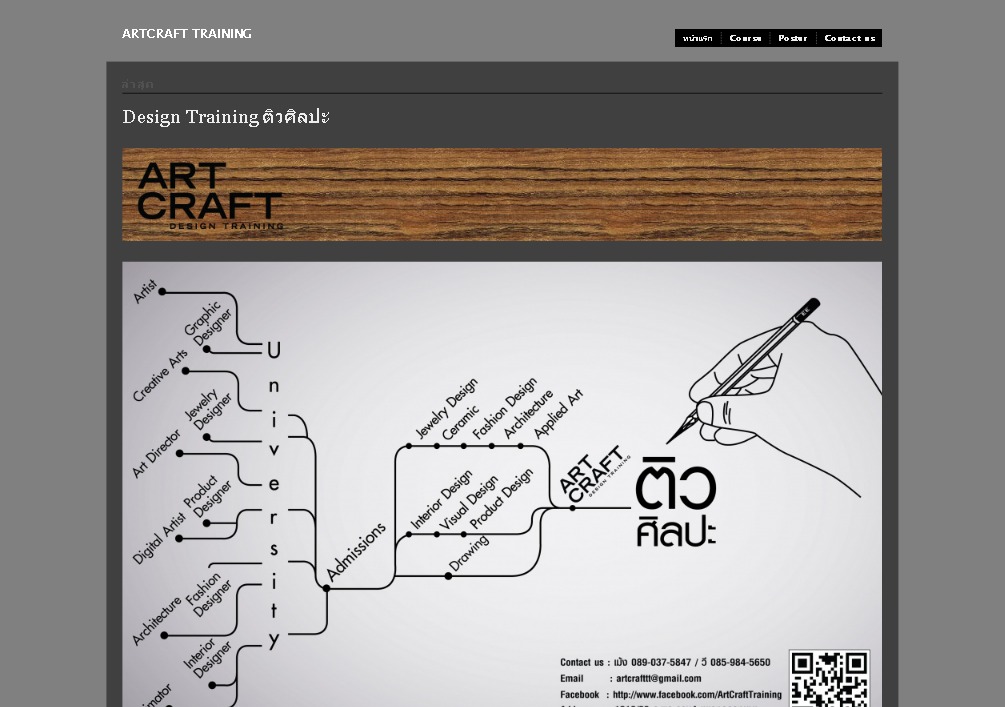 ArtCraft design training ติวศิลปะ (พระราม4 MRT คลองเตย) รูปที่ 1