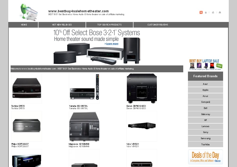 best buy get electronics home audio & home theater on sale of affiliate marketing.; รูปที่ 1