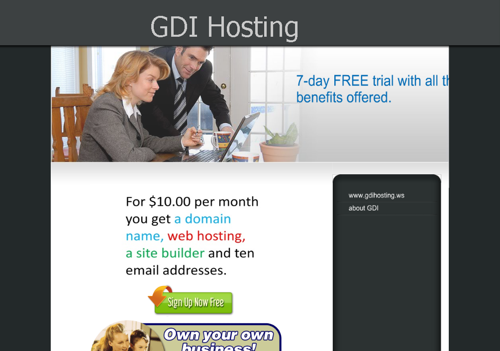 GDI Hosting จดโดเมนเนม แถม ฟรีโฮสต์ ฟรี email ฟรี website  รูปที่ 1