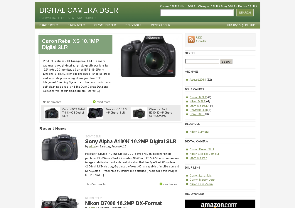 digital camera dslr รูปที่ 1