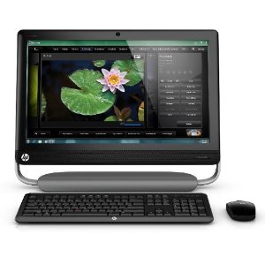 HP TouchSmart 320-1050 Desktop Computer - Black รูปที่ 1