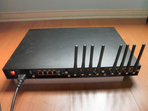 1/4/8 Ports GSM VoIP Gateway รูปที่ 1