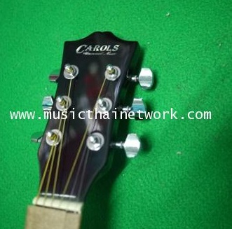 musicthainetwork จำหน่าย กีต้าร์โปร่ง CAROLS สีดำ ราคาถูก CAG-818C-BK รูปที่ 2