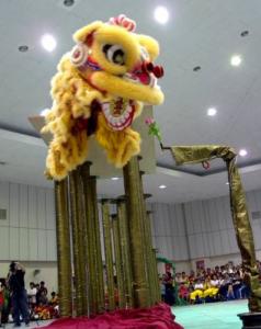 รับทำการแสดงเชิดสิงโตประเภทกระโดดเสาดอกเหมย และรับจัดการแข่งขันเชิดสิงโต รูปที่ 4