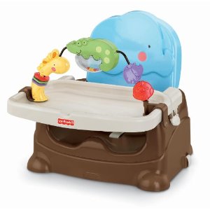 เก้าอี้เด็ก สำหรับพกพา Fisher-Price Luv U Zoo Busy Baby Booster ของใหม่ พร้อมส่งฟรี รูปที่ 1