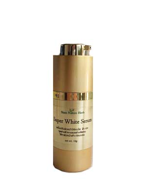 Super White Serum เซรั่มหน้าขาว สูตรเข้มข้นสูงสุด อุดมด้วยวิตามิน-สารสกัดธรรมชาติมากกว่าครีมบำรุงถึง 3 เท่า ช่วยให้ฝ้า ก รูปที่ 1