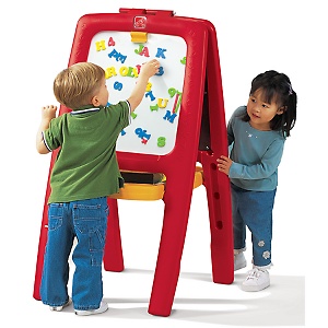 ขายกระดานแห่งการเรียนรู้ Step2 Easel For Two with Bonus Magnetic Letters/Numbers มีของ พร้อมส่ง รูปที่ 1