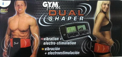 เข็มขัดกระชับสัดส่วนรุ่นใหม่ gymform dual shaper พร้อมระบบสั่นและemsกระตุ้นไฟฟ้า  รูปที่ 2