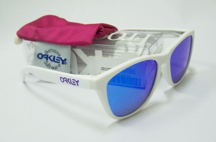 ขาย แว่นตา oakley frogskins  ขาว  รูปที่ 1
