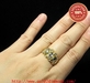 รูปย่อ แหวนเพชรซีก ทอง 90 งานเก่า สภาพสวยกิ๊ก รูปที่2