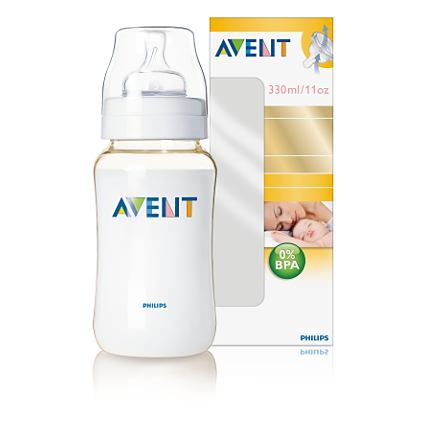 ขาย ขวดนม Philips Avent ขนาด 11 oz. รุ่น BPA-Free (PES ขวดสีชา Honey colored tint) ขวดละ 480 บาท (แพคเดีี่ยว) รูปที่ 1