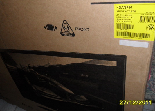 สมาร์ททีวี led 42 นิ้ว lg lv3730 ราคา 15900.- รูปที่ 1