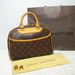 รูปย่อ louis vuitton monogram Trouville PM ของแท้มือสองสภาพใหม่มาก  รูปที่1